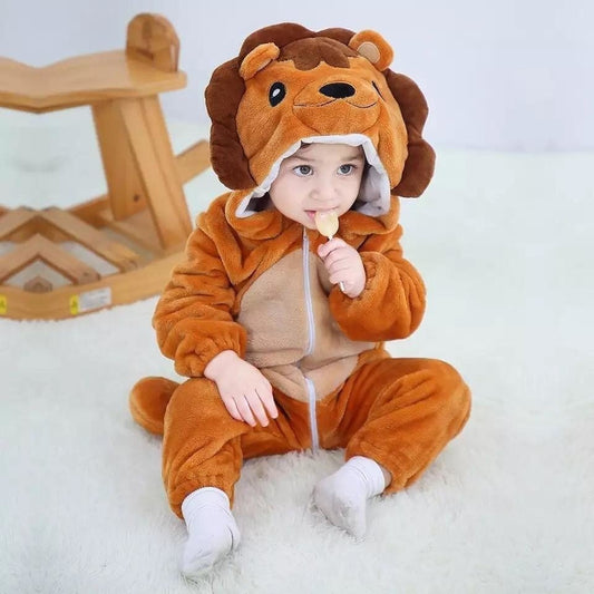 Pijama Dizfras Diseño de Leon Bebe Tela Polar
