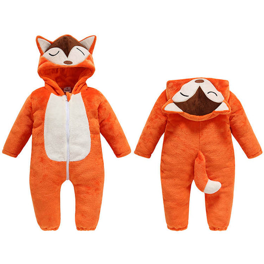Pijama Dizfras Diseño Zorrito bebe Tela Polar
